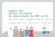 Programme DMP en ES - Réunion du 7 février 2012