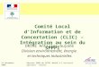 Comité Local d’Information et de Concertation (CLIC) – Intégration au sein du SPPPI