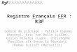 Registre  F rançais  FF R :  R3F