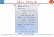 CLIC  Module Instrumentation