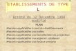 ETABLISSEMENTS DE TYPE  L