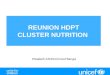 REUNION HDPT CLUSTER NUTRITION