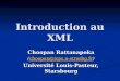 Introduction au XML