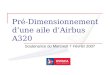 Pré-Dimensionnement  d’une aile d’Airbus A320