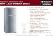 Réfrigérateur Double Porte 70 cm NMTM 1922 VWB/HA (inox)
