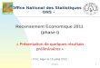 Recensement Économique 2011  (phase I) « Présentation de quelques résultats préliminaires »