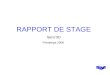 RAPPORT DE STAGE Sens’3D Printemps 2006