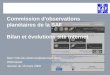 Commission d'observations planétaires de la SAF Bilan et évolutions site internet