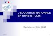 L’ÉDUCATION NATIONALE EN EURE-ET-LOIR