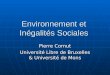Environnement et  Inégalités Sociales