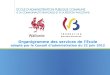 Organigramme des services de lâ€™Ecole adopt© par le Conseil dâ€™administration du 22 juin 2012