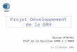 Projet Développement de la GRH