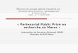 « Partenariat Public Privé en  recherche au Maroc » Intervention de Monsieur Mohamed SMANI