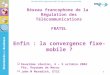 Réseau francophone de la  Régulation des Télécommunications FRATEL