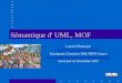Sémantique d' UML, MOF