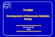 TS-DEM Development of Electronic Modules Group