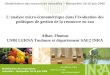 Modélisation des ressources naturelles – Montpellier 18-19 juin 2008