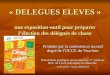 « DELEGUES ELEVES » une exposition-outil pour préparer l’élection des délégués de classe