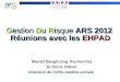 G estion D u R isque  ARS 2012  Réunions avec les  EHPAD