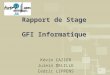 Rapport de Stage GFI Informatique
