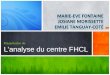 Présentation de  L ’ analyse du centre FHCL