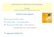 Feuille de route européenne    lancement ESFRI en 2002   ESFRI 2006 ->   Preparatory  Phase
