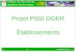 Projet PSSI DGER Établissements