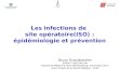 Les infections de  site opératoire(ISO) : épidémiologie et prévention
