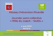 Réseau Prévention Picardie Journée semi-collective « Rôle du coach – Outils » 4 mai 2012  Amiens