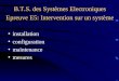 B.T.S. des Systèmes Electroniques Epreuve E5: Intervention sur un système