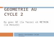 GEOMETRIE AU CYCLE 2