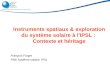 Instruments spatiaux & exploration du système solaire à l’IPSL :  Contexte et héritage