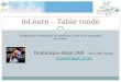 mLearn – Table ronde