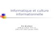 Informatique et culture informationnelle