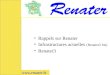 Rappels sur Renater Infrastructures actuelles  (Renater2 bis) Renater3