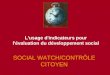 SOCIAL WATCH/CONTRÔLE CITOYEN