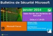 Bulletins de  Sécurité  Microsoft