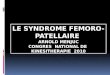 LE SYNDROME FEMORO-PATELLAIRE  arnold menjuc congres  national de   kinesitherapie   2010