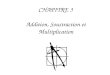 CHAPITRE 3    Addition, Soustraction et Multiplication