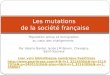 Les mutations  de la société française