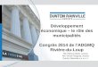 Développement économique – le rôle des municipalités Congrès 2014 de l’ADGMQ Rivière-du-Loup