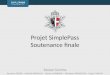 Projet  SimplePass Soutenance finale