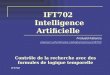 IFT702  Intelligence Artificielle