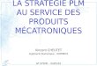 La stratégie PLM au service des produits mécatroniques