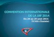 CONVENTION INTERNATIONALE DE LA JJIF 2014