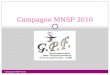 Campagne MNSP  2010