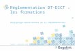 Réglementation DT-DICT :  les formations