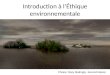 Introduction à l’Éthique environnementale