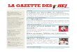 La Gazette des HEJ n°E1