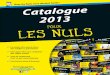 Catalogue 2013 pour les Nuls